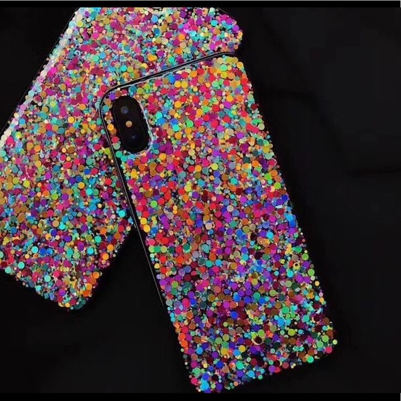 Accessories - iPhone x Colorful Bling Glitter Case iPhone ten